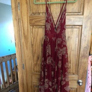 Pink blush floor length dress